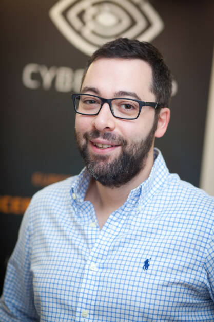Avi Kravitz, CTO und Gründer CyberTrap GmbH, Foto: Michaela Mejta (08.02.2018) 