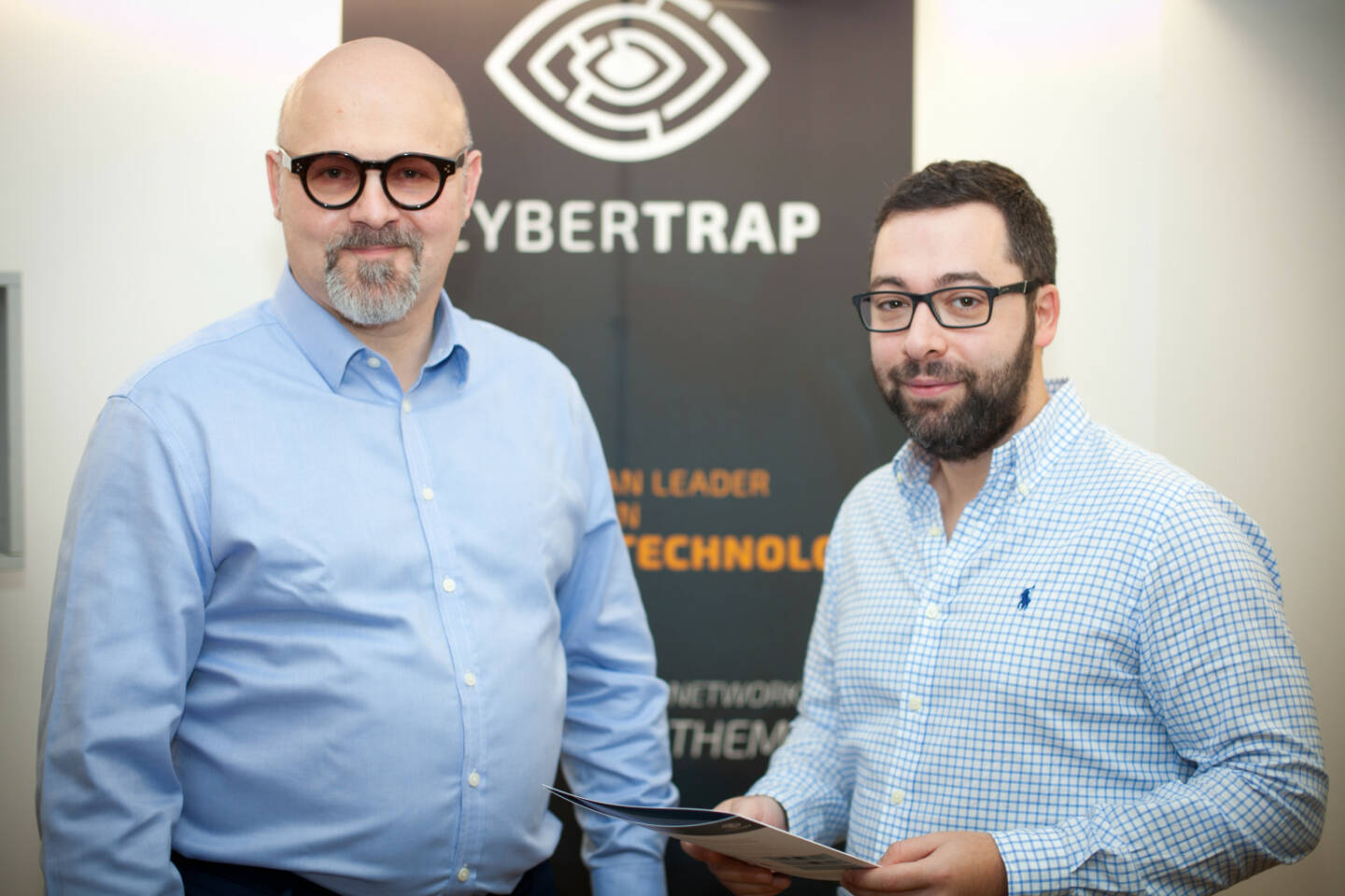 Jack Wagner, CEO CyberTrap GmbH, Avi Kravitz, CTO und Gründer CyberTrap GmbH, Foto: Michaela Mejta