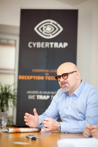 Jack Wagner, CEO CyberTrap GmbH, Foto: Michaela Mejta (08.02.2018) 