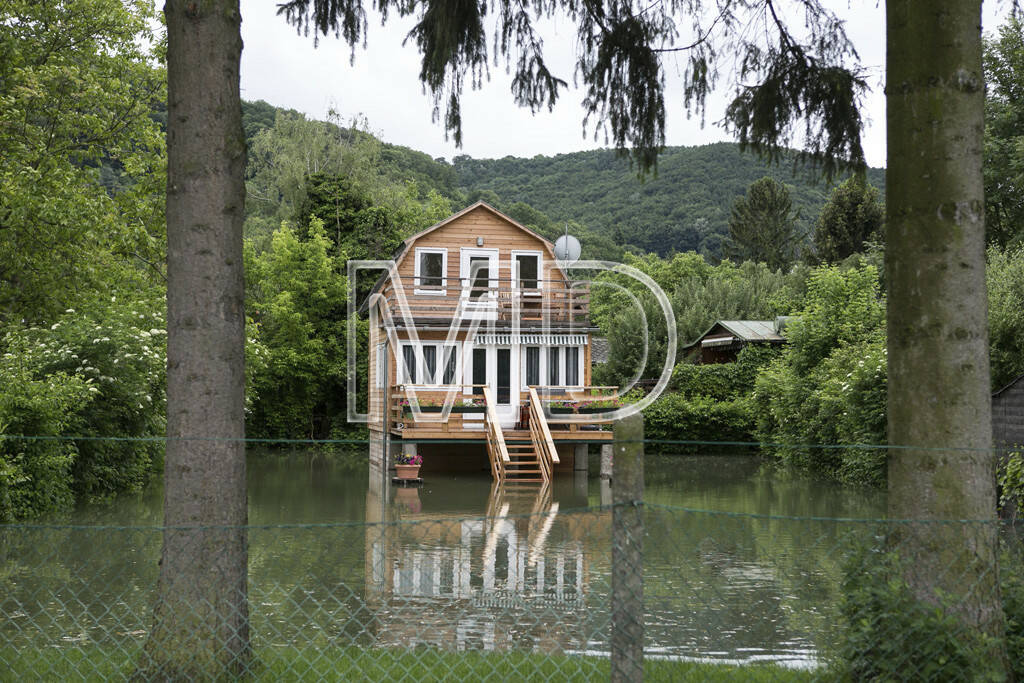 Hochwasser, Altenberg, Haus, © Martina Draper (03.06.2013) 