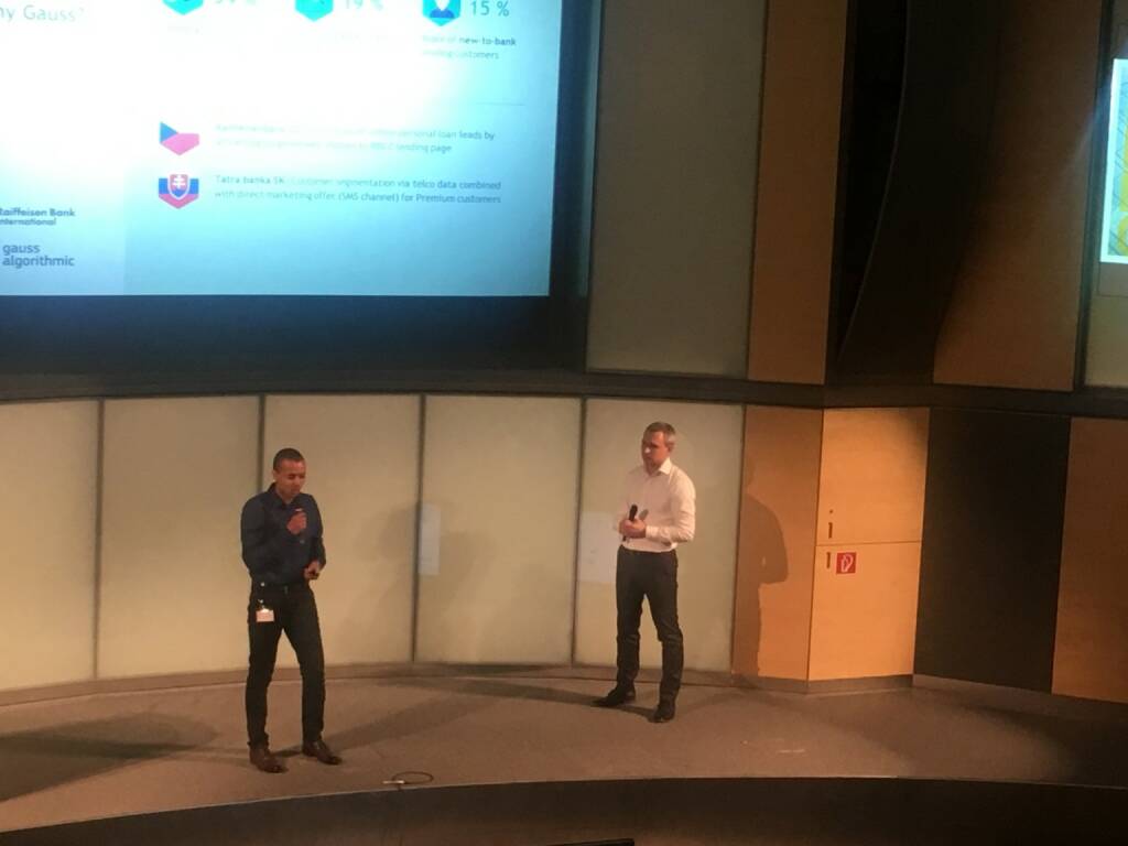 RBI Elevator Lab Pilotprojekt: Gauss Algorithmic ist im Bereich Big Data unterwegs und hilft den Kunden, einen Wettbewerbsvorteil durch Datenanalyse zu schaffen (23.02.2018)