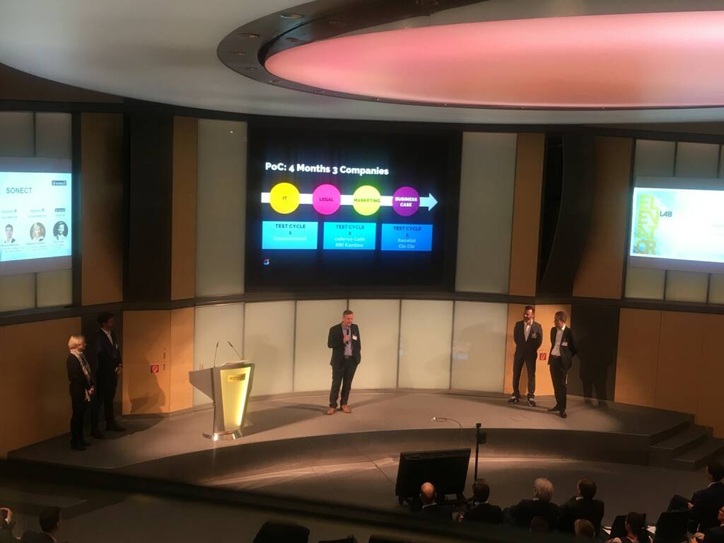 RBI Elevator Lab Pilotprojekt: Sonect ist im Bereich Sharing Economy tätig und will es möglich machen, diejenigen die Cash beheben wollen mit jenen die Cash einzahlen wollen zu connecten (23.02.2018)