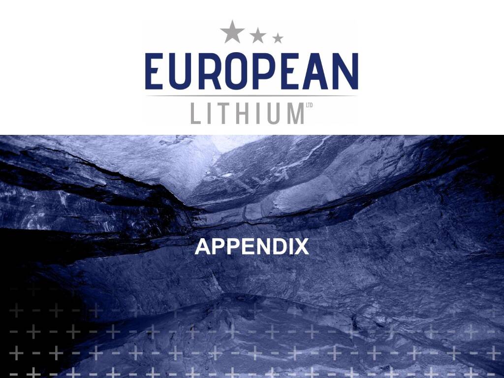 Präsentation European Lithium - Appendix (27.02.2018) 