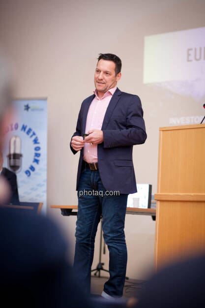 Börse Social Network-Roadshow, European Lithium-Director Stefan Müller, Credit: Michaela Mejta (01.03.2018) 