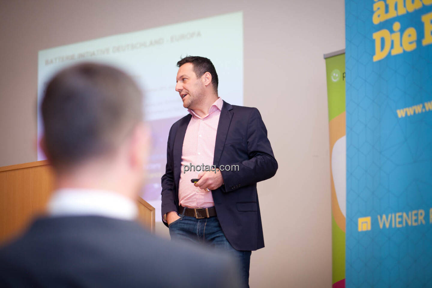 Börse Social Network-Roadshow, European Lithium-Director Stefan Müller, Credit: Michaela Mejta