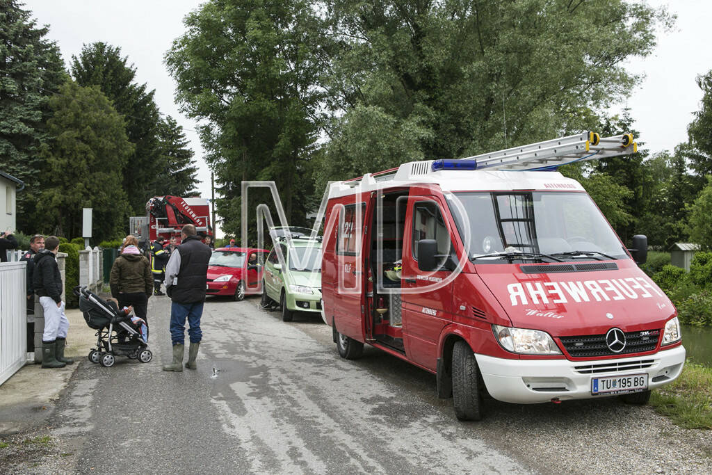 Hochwasser, Altenberg, Feuerwehr, © Martina Draper (03.06.2013) 