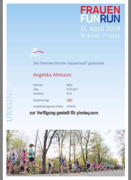 Frauen Fun Run (12.04.2018) 