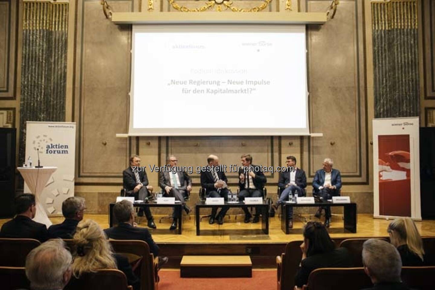 Podiumsdiskussion „Neue Regierung – Neue Impulse für den Kapitalmarkt!?“