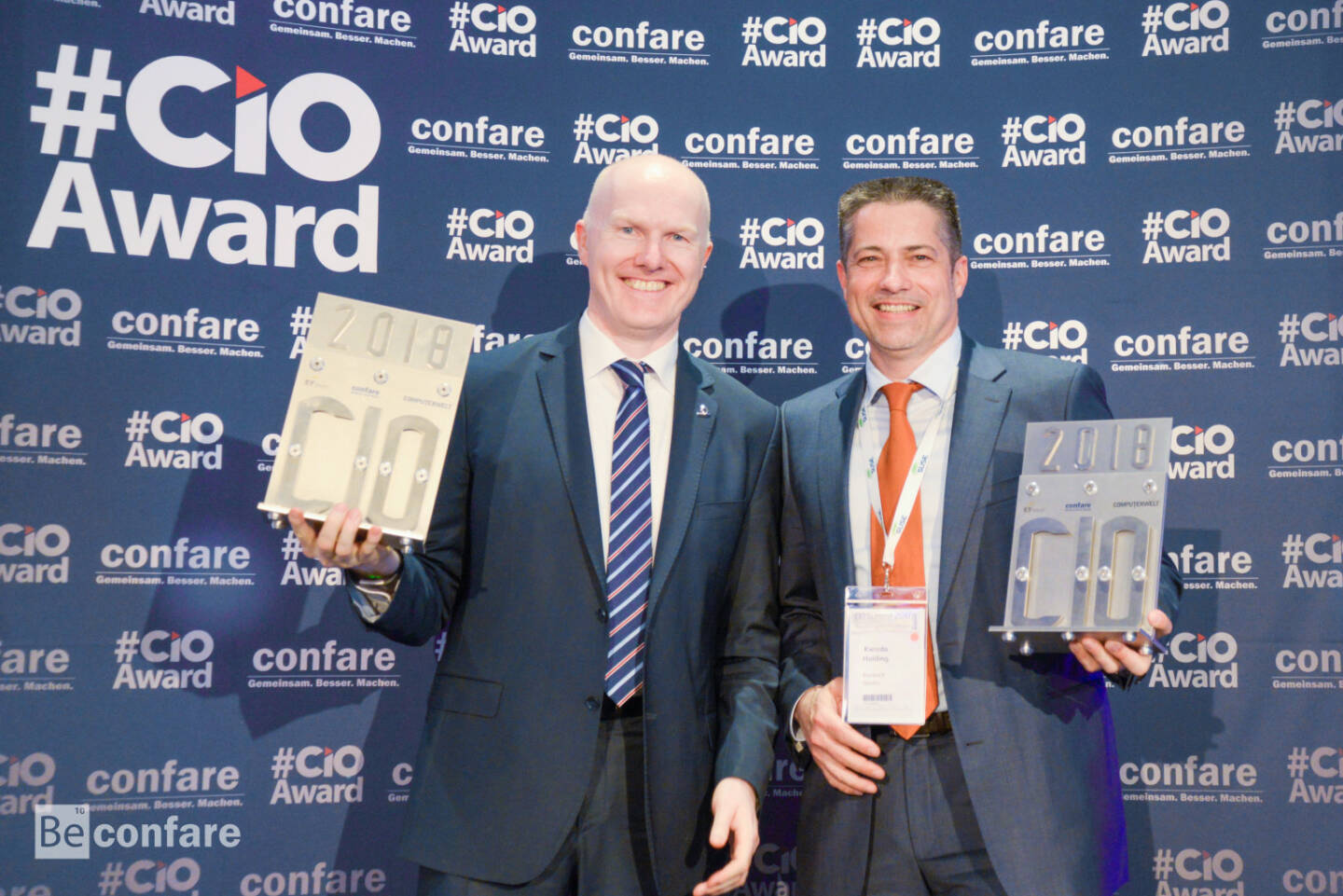 Mit dem renommierten Award der IT-Branche – dem Confare CIO AWARD - wurde im Rahmen des 11. Confare CIO & IT-Manager Summits am 11. April 2018 in der Orangerie in Schönbrunn, Alexander Bockelmann, Chief Digital Officer & Mitglied des Vorstands bei UNIQA Österreich und UNIQA International, als bester IT-Manager für Großunternehmen in Österreich geehrt. Fotocredit: confare
