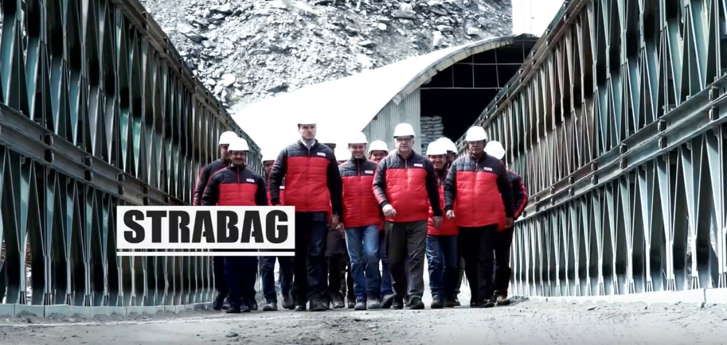 Die Strabag AG, Österreich hat als Federführer einer Arbeitsgemeinschaft mit der indischen Baufirma AFCONS von der Border Roads Organisation im Auftrag der Regierung von Indien den Zuschlag für den Bau des 8,8 km langen Rohtang Pass Highway Tunnels erhalten; Bild: Screenshot Youtube-Video der Strabag