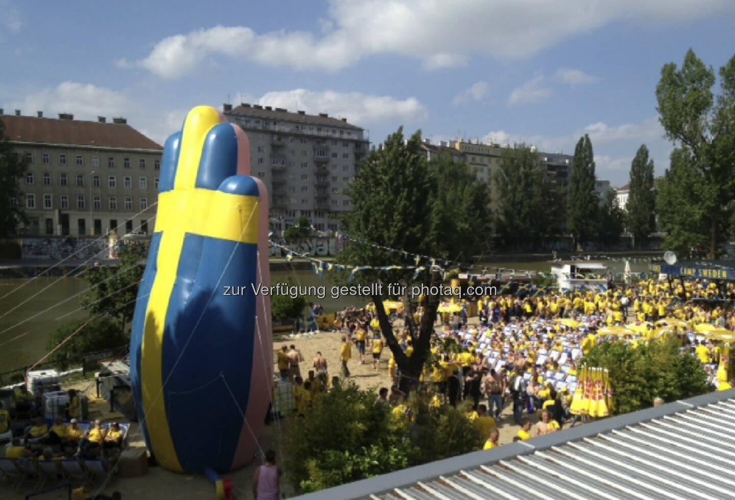 Die Schweden bei der Strandbar Herrmann