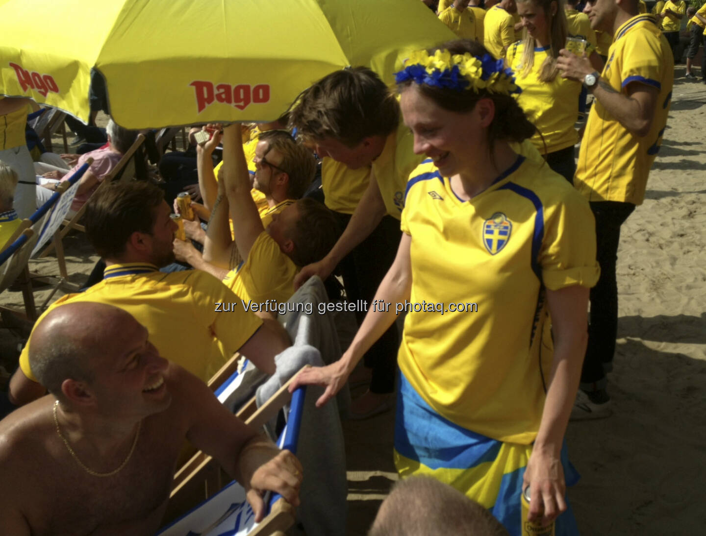 Die Schweden bei der Strandbar Herrmann