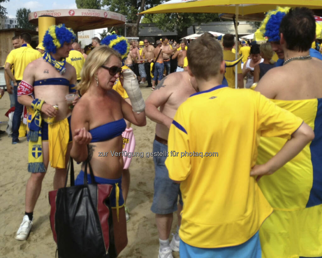 Die Schweden bei der Strandbar Herrmann, Sommer, Sonne (07.06.2013) 