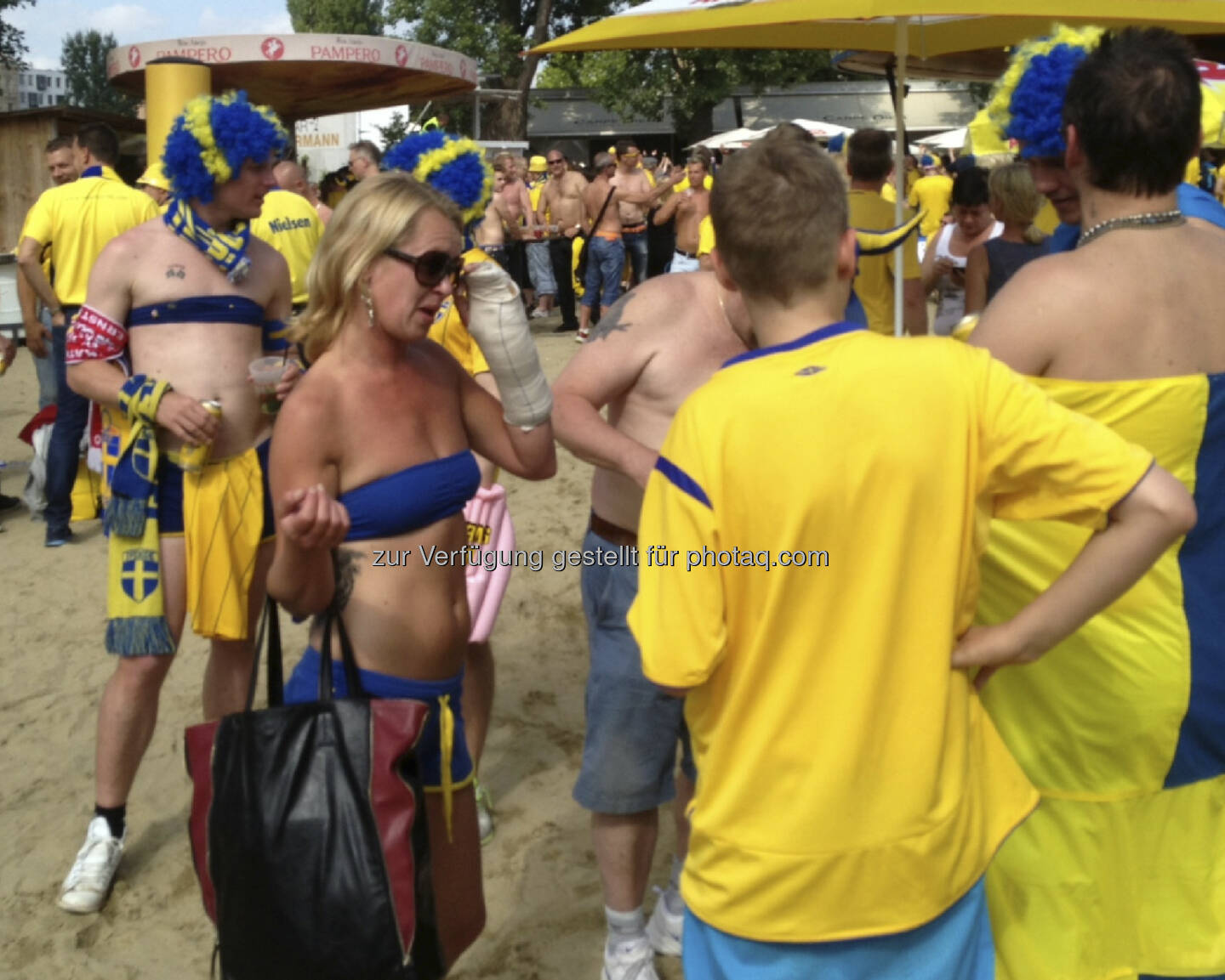 Die Schweden bei der Strandbar Herrmann, Sommer, Sonne