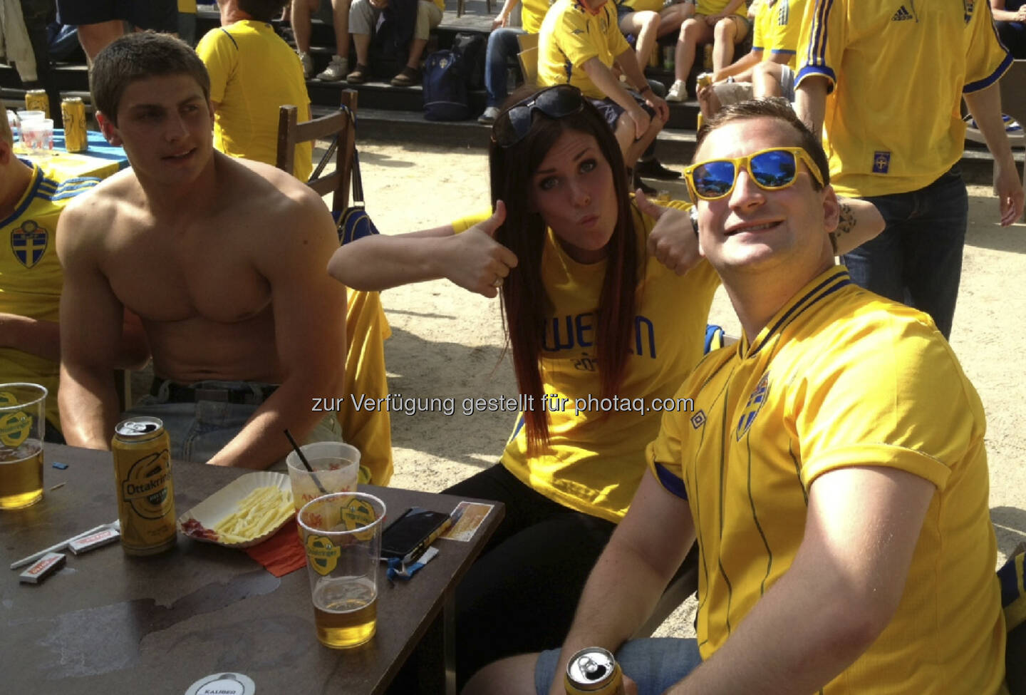 Die Schweden bei der Strandbar Herrmann