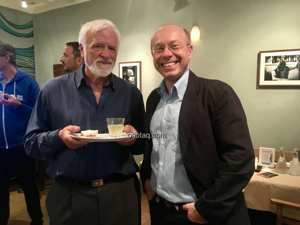 Heiko Thieme mit seinem ehemaligen Trainee Konrad Sveceny (06.05.2018) 