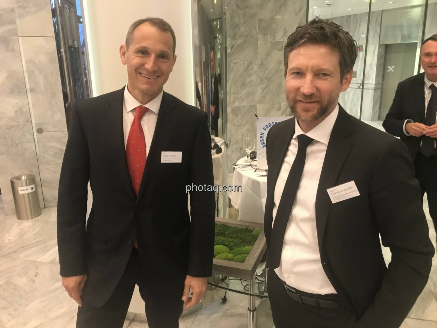 Stefan Dörfler (Erste Bank), Thomas Schaufler (Erste Bank)