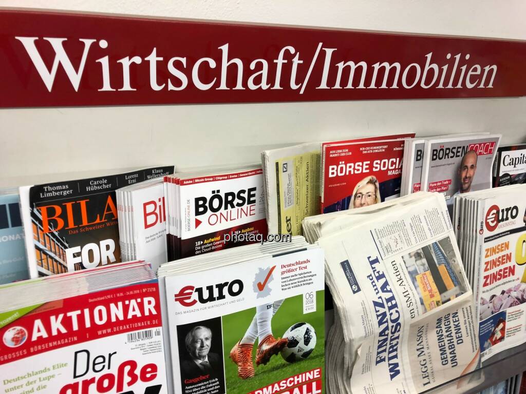 Börse Social Magazine #16, Kiosk, Morawa, © photaq.com (25.05.2018)