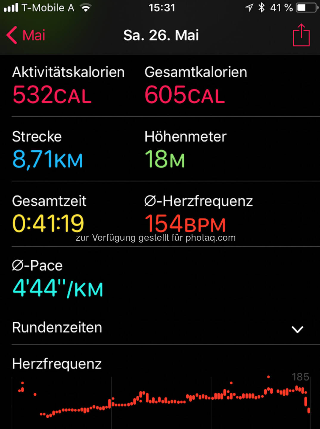 Nachmittagslauf