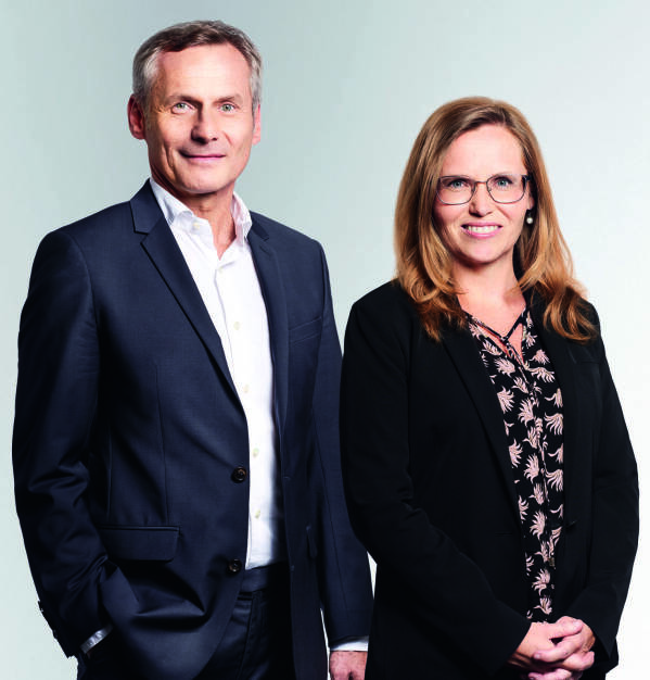 Ottakringer Getränke AG: Neues Führungs-Duo bei Ottakringer Getränke AG; Alfred Hudler, Vorstandssprecher Ottakringer Getränke AG, Doris Krejcarek, Vorstand Ottakringer Getränke AG, Fotocredit: Erich Reismann, © Aussendung (04.07.2018)