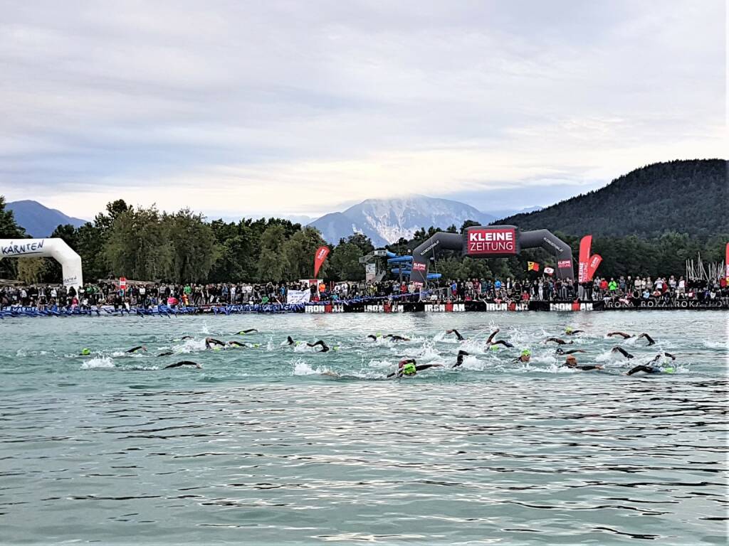 Über 100 DB Schenker Experten kommen aus ganz Österreich für den IRONMAN am 1. Juli 2018 in Klagenfurt zusammen und kümmern sich um die umfangreiche Versorgung der rund 3.300 Triathleten aus über 63 Nationen; Fotocredit:DB Schenker, © Aussendung (04.07.2018) 