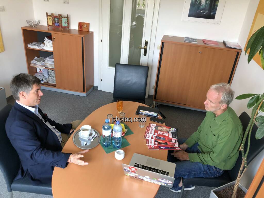 Jürgen Wahl (EXAA), Christian Drastil (BSM), © Josef Chladek (11.07.2018) 