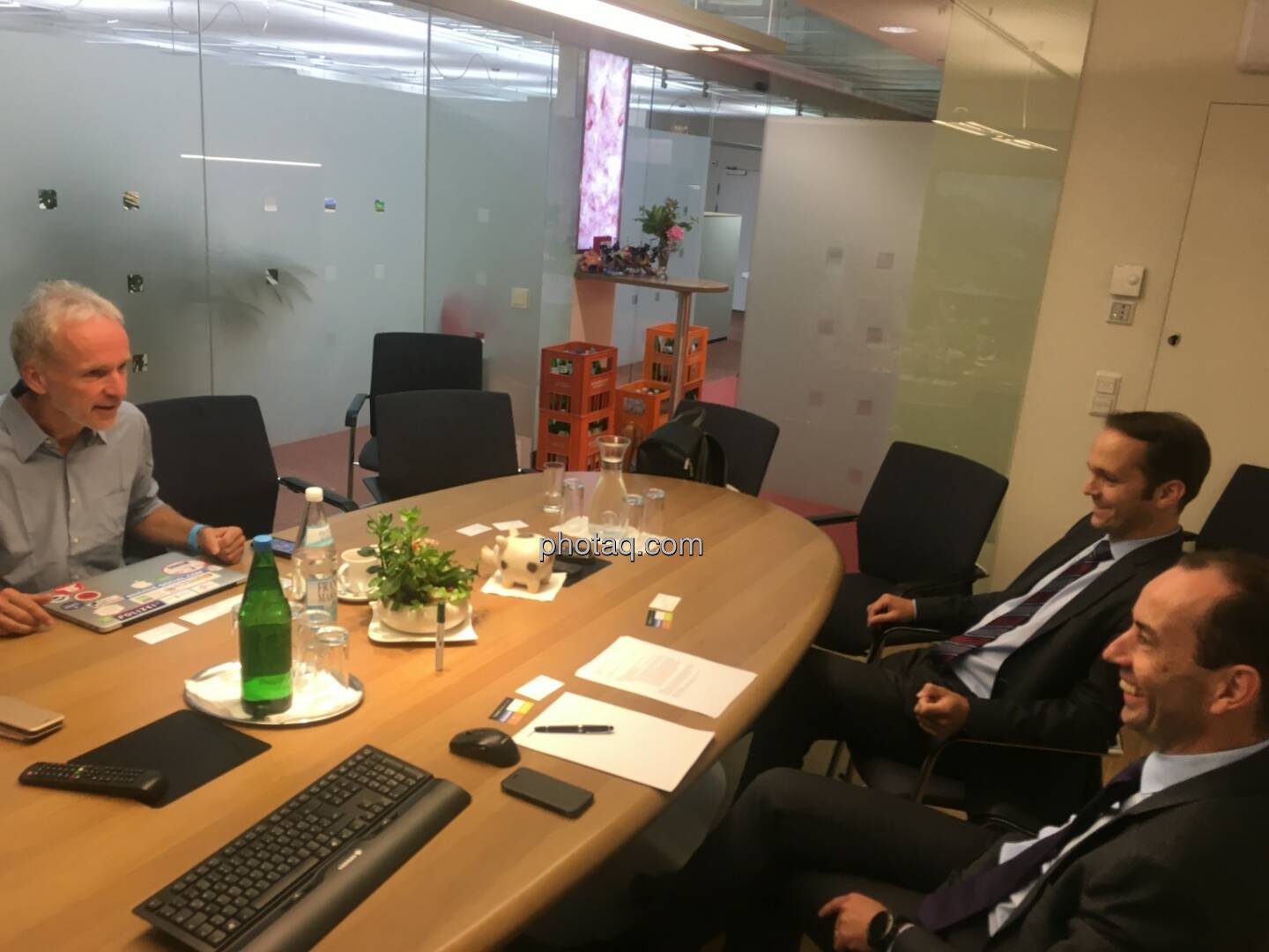 Christian Drastil (BSM), Robert Slovacek (Verbund), Klaus Hebenstreit (Verbund)