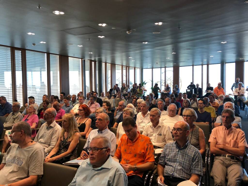 Volles Haus bei der W.E.B-Roadshow am Erste Campus, Bild: beigestellt (07.08.2018)