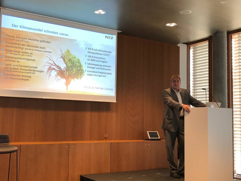 W.E.B-Roadshow am Erste Campus: Frank Dumeier (CEO), Bild: beigestellt (07.08.2018)