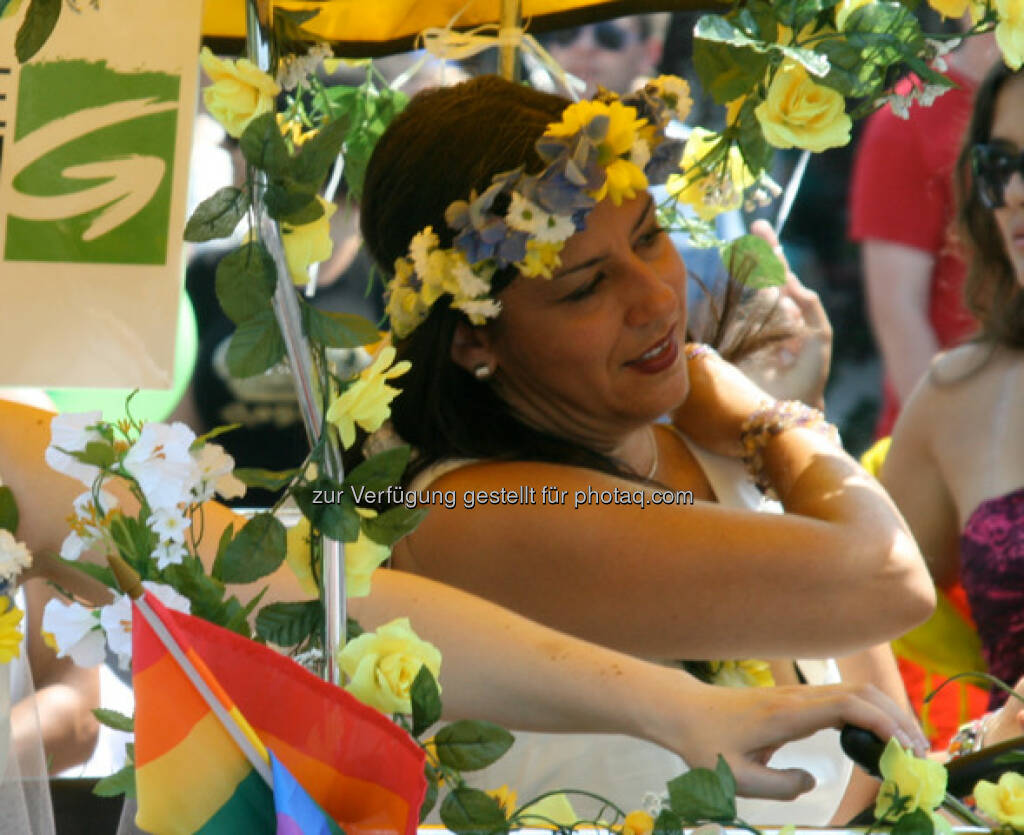 Regenbogenparade in Wien, Maria Vassilakou (14.06.2013) 