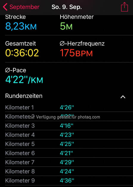 8,2 am Sonntag (09.09.2018) 