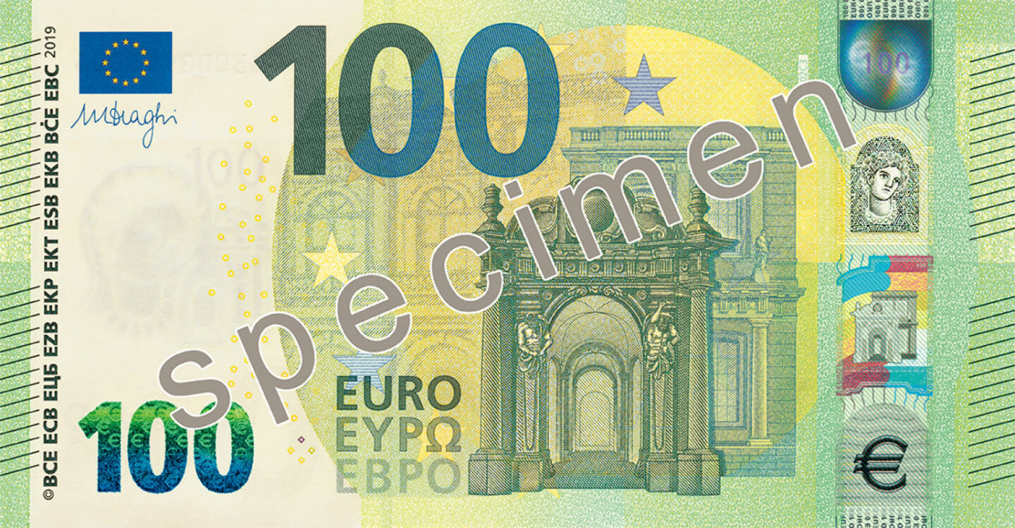 Oesterreichische Nationalbank: OeNB präsentiert neue 100- und 200-Euro-Banknoten; Fotocredit:EZB/OeNB