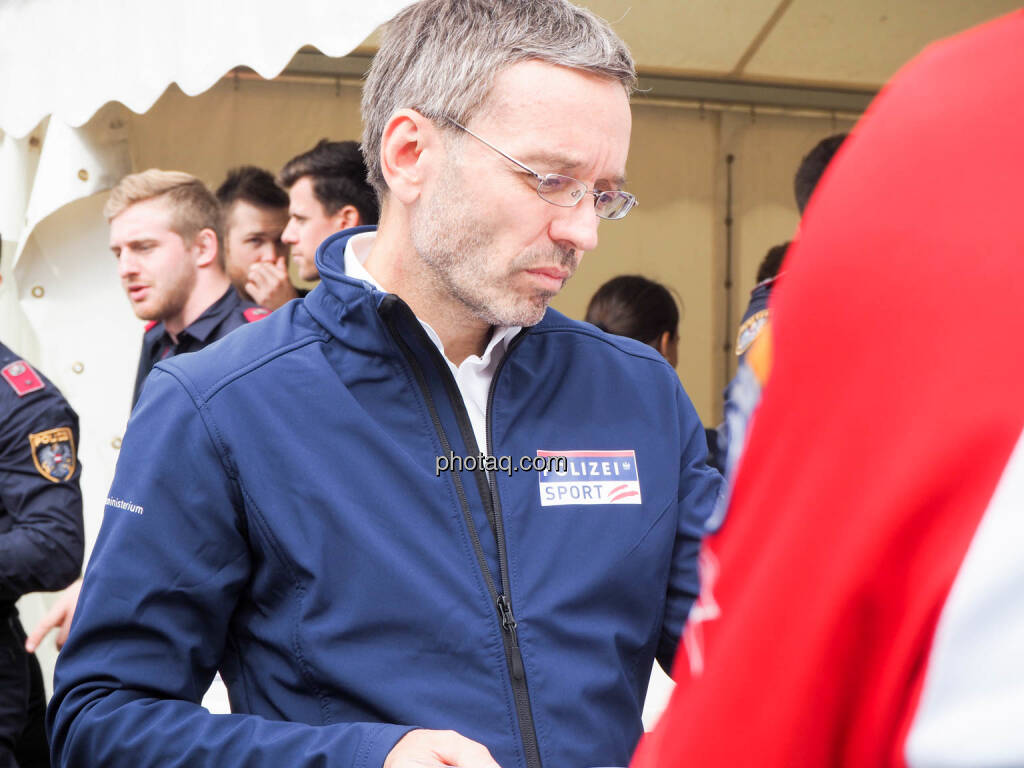 Herbert Kickl, Bundesministerium für Inneres, Polizei, Sport, © photaq.com (23.09.2018) 