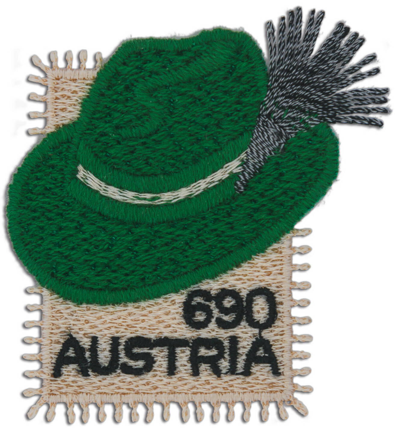 Österreichische Post AG: Briefmarke, ein Steirerhut zum Kleben, Quelle: Post