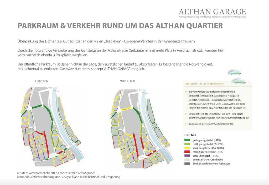 Althangrund: Parkraum und Verkehr rund um das Althan Quartier (14.10.2018) 