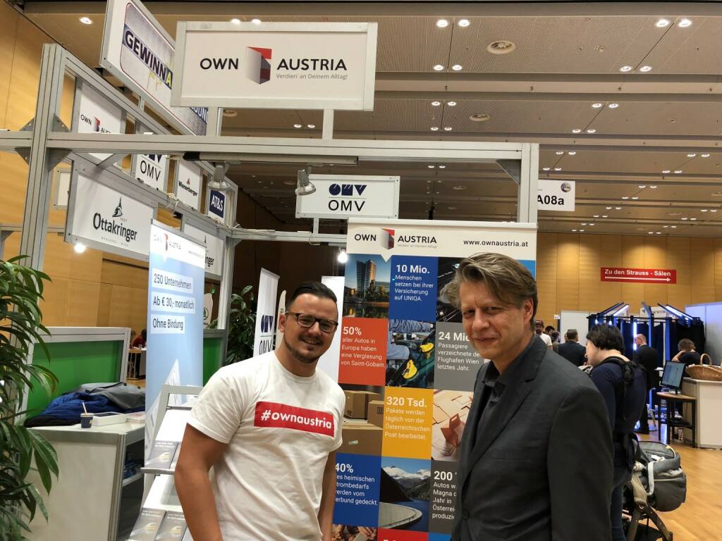 Gewinn Messe: Own Austria-Chefredakteur Michael J. Plos, Robert Gillinger (Börse Express) (18.10.2018) 