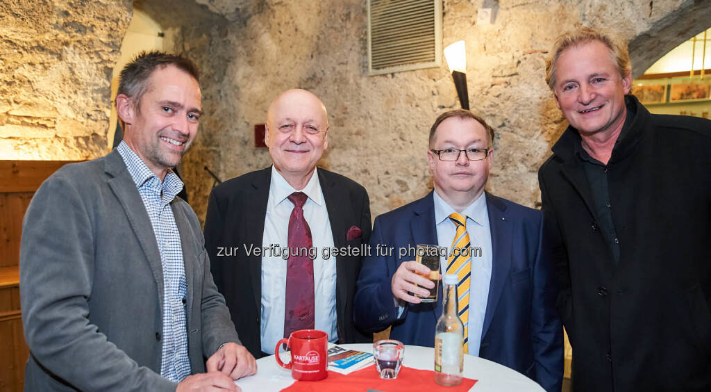 Geiger, Michael Oeschlmüller (OU International Ltd.), Gregor Rosinger (Rosinger Group), Josef Schober (Josef Schober Gruppe) (19.10.2018) 