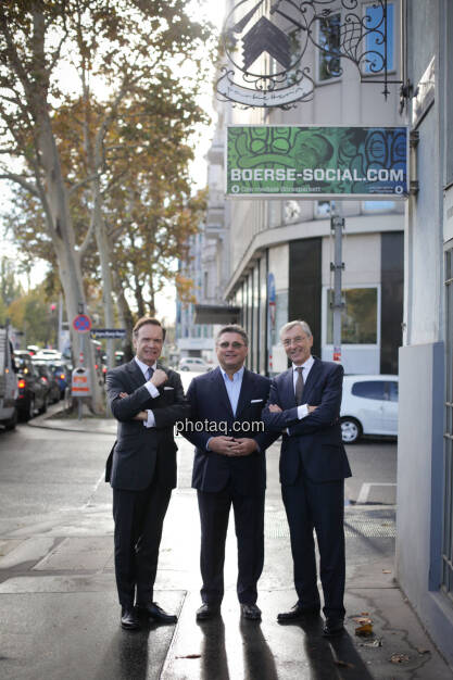 Thomas Winkler (UBM), Karl-Heinz Strauss (Porr), Thomas Birtel (Strabag), © Michaela Mejta/photaq.com (21.11.2018)