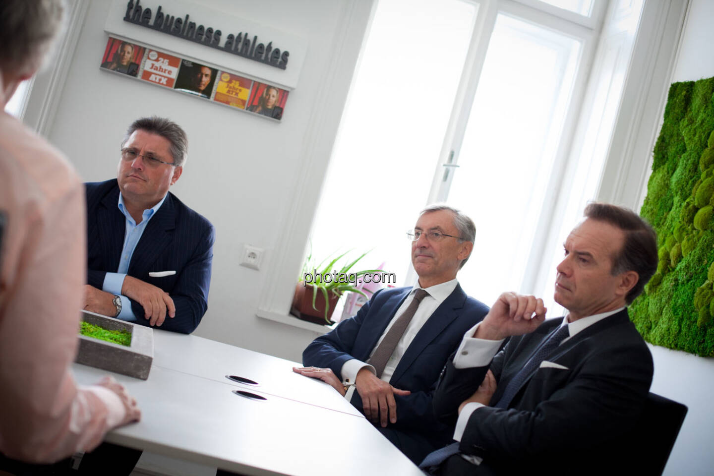 Karl-Heinz Strauss (Porr), Thomas Birtel (Strabag), Thomas Winkler (UBM)