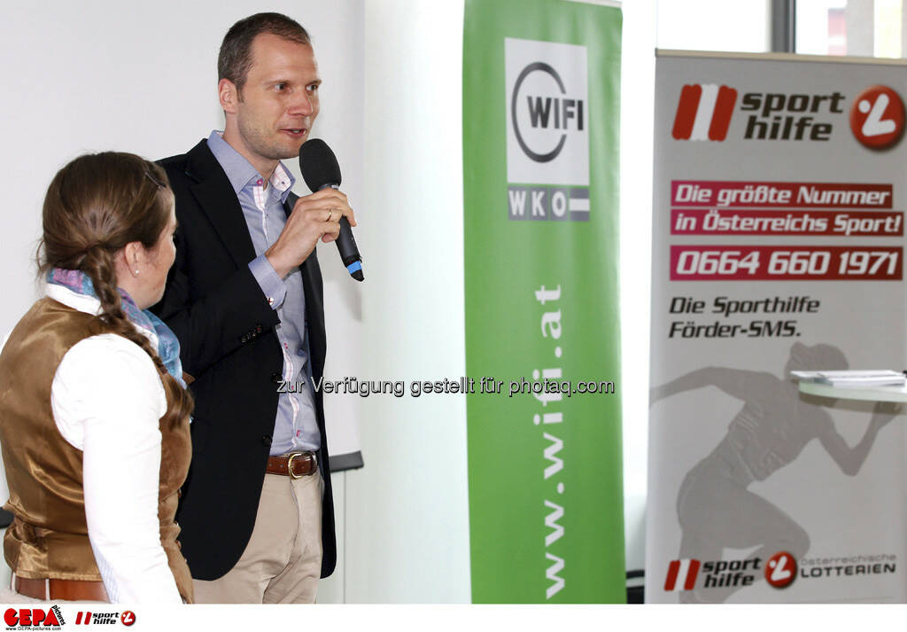 WIFI Sporthilfe Forum. Julia von Deines und Constantin von Deines (Falkensteiner), Foto: GEPA pictures/ Harald Steiner (17.06.2013) 