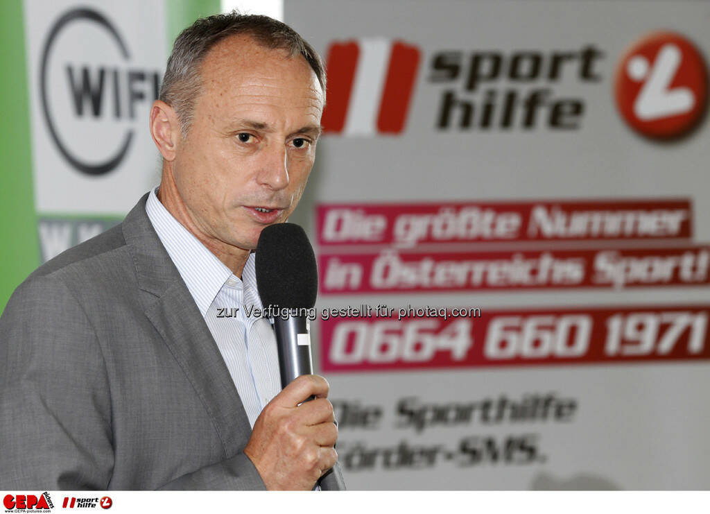 WIFI Sporthilfe Forum. Geschaeftsfuehrer Anton Schutti (Sporthilfe), Foto: GEPA pictures/ Harald Steiner (17.06.2013) 