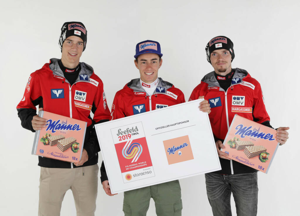 Manner, Skispringer, Mika Schwann, Stefan Kraft and Manuel Poppinger (AUT); Credit:  GEPA pictures/Manner
Photo: GEPA pictures/ Harald Steiner, © Aussendung (30.11.2018) 