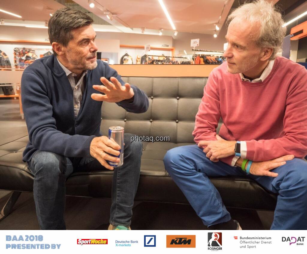 Hubert Neuper, Christian Drastil, © photaq.com (16.01.2019) 