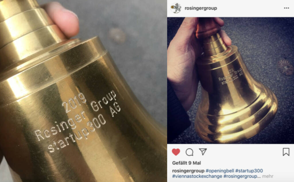 Opening Bell startup300 by Rosinger Group (20.01.2019)