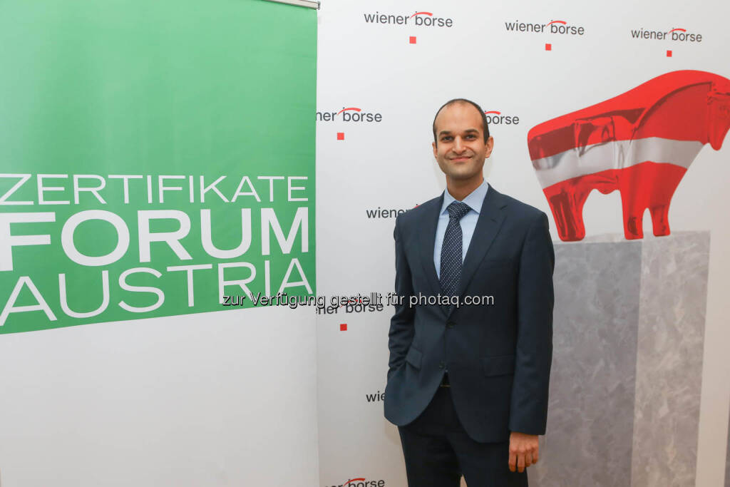 Pedram Payami (Erste Group), © Zertifikate Forum Austria/APA-Fotoservice/Tanzer Fotograf/in: Richard Tanzer (23.01.2019) 