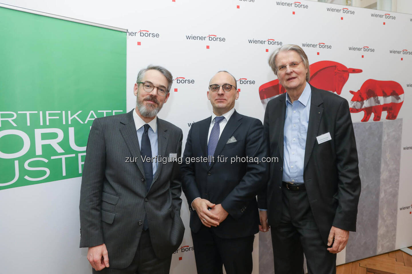 Heiko Geiger (Vontobel), Thomas Wulf (Generalsekretär EUSIPA), Hartmut Knüppel (DDV)