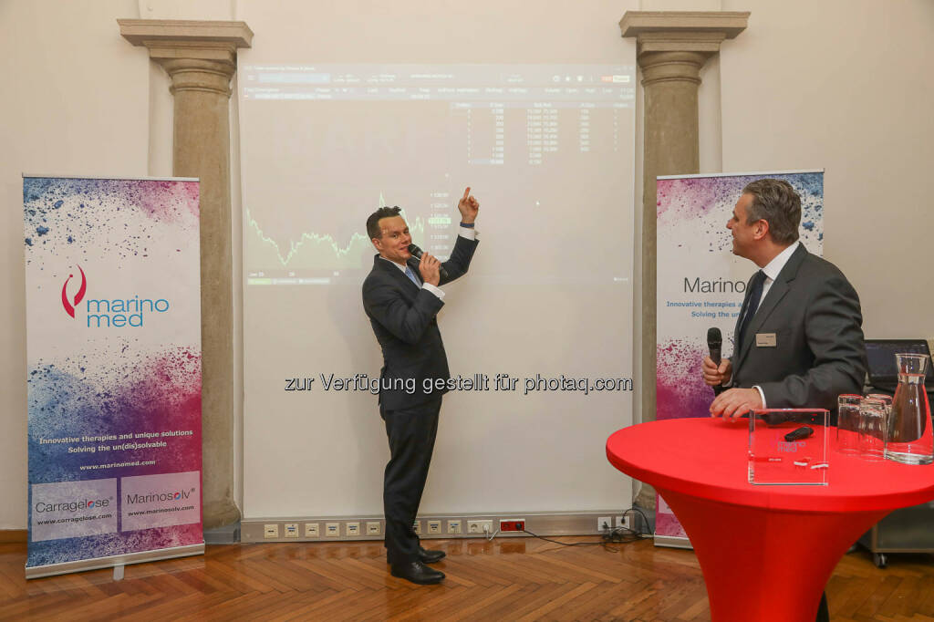 Christoph Boschan, Thomas Rainer (Wiener Börse), © Wiener Börse AG/APA-Fotoservice/Hörmandinger Fotograf/in: Martin Hörmandinger bzw. Richard Tanzer (01.02.2019) 