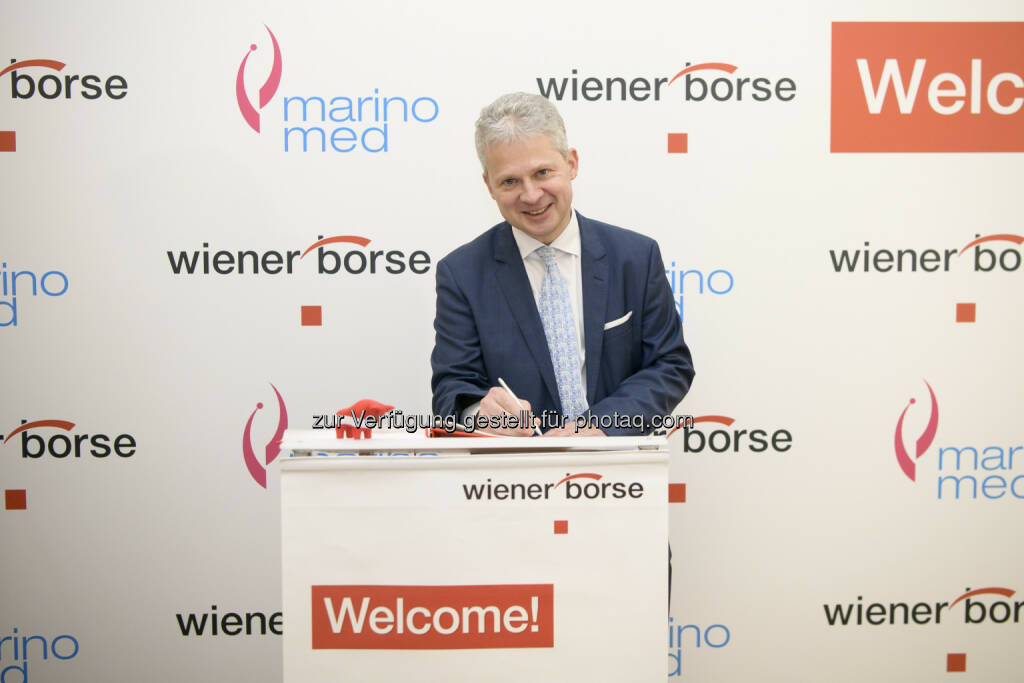 Andreas Grassauer (Marinomed), © Wiener Börse AG/APA-Fotoservice/Hörmandinger Fotograf/in: Martin Hörmandinger bzw. Richard Tanzer (01.02.2019) 