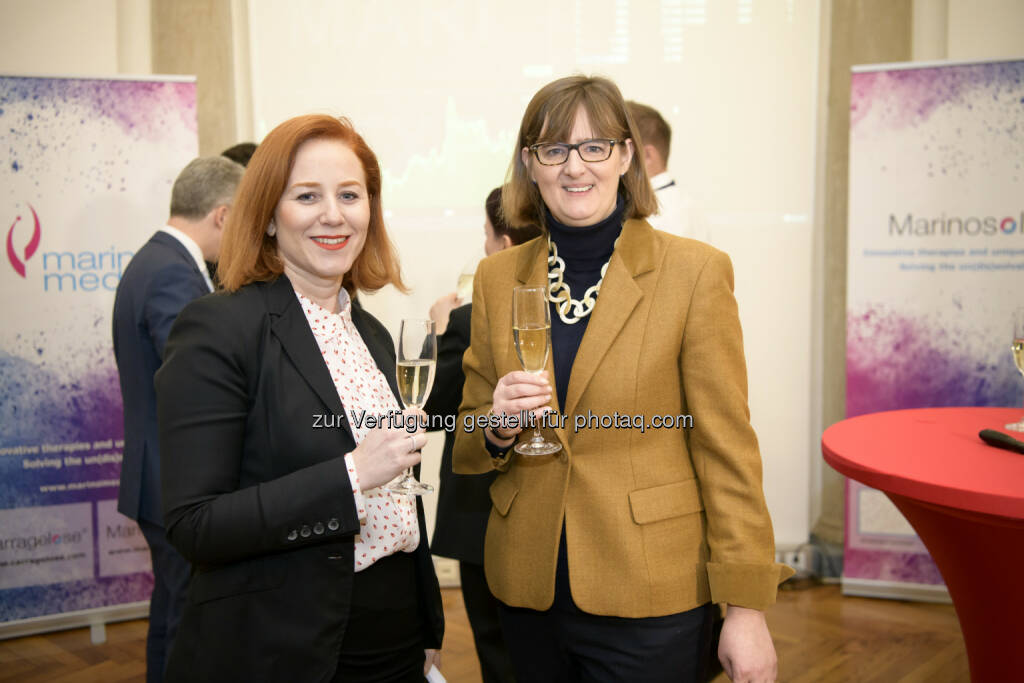 Henriette Lininger (Wiener Börse, rechts), © Wiener Börse AG/APA-Fotoservice/Hörmandinger Fotograf/in: Martin Hörmandinger bzw. Richard Tanzer (01.02.2019) 