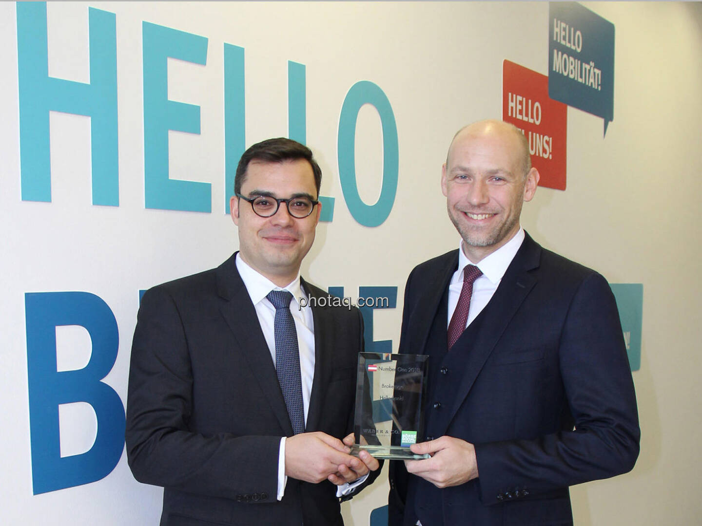 Markus Niederreiner, Walter Larionows (Hello bank!) - Number One Awards 2018 - Brokerage Hello bank!